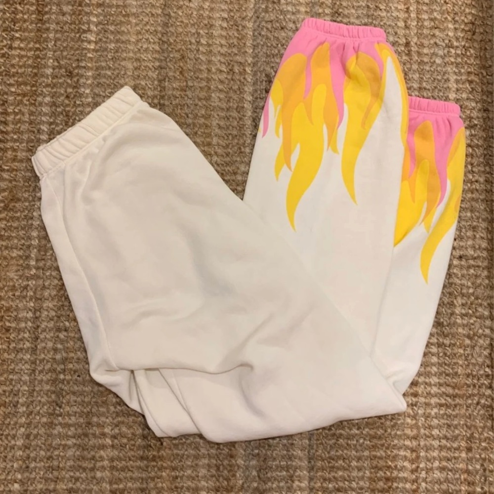 New wildfox flame sweatpants